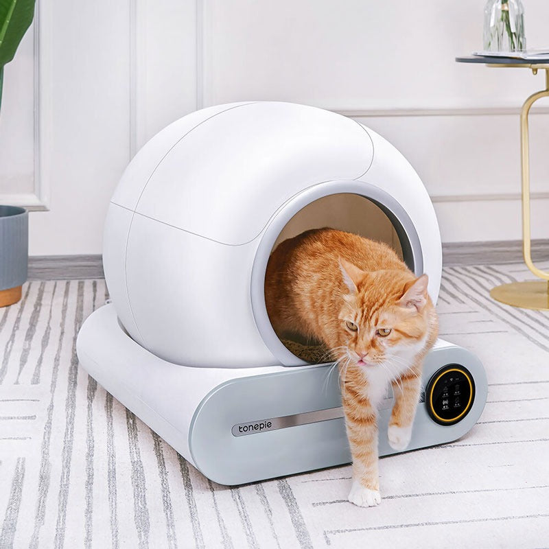 Smart Self-Cleaning Enclosed Cat Litter Box