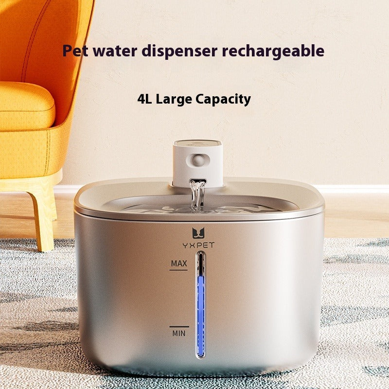 Stainless Steel Smart Pet Water Bowl