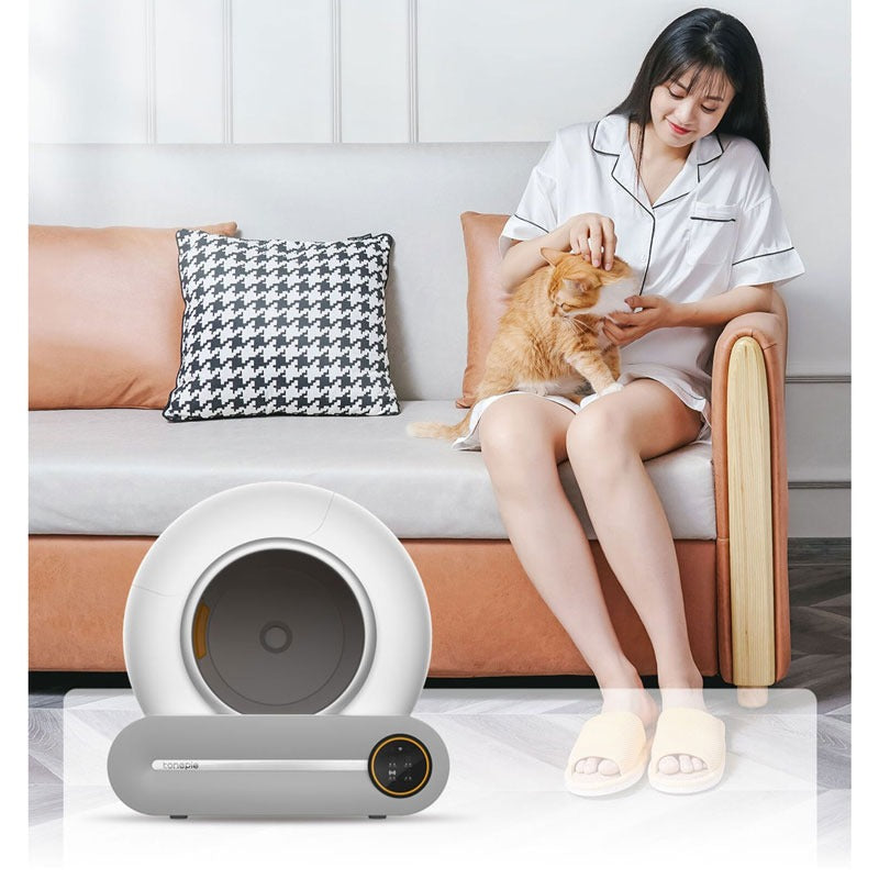 Smart Self-Cleaning Enclosed Cat Litter Box