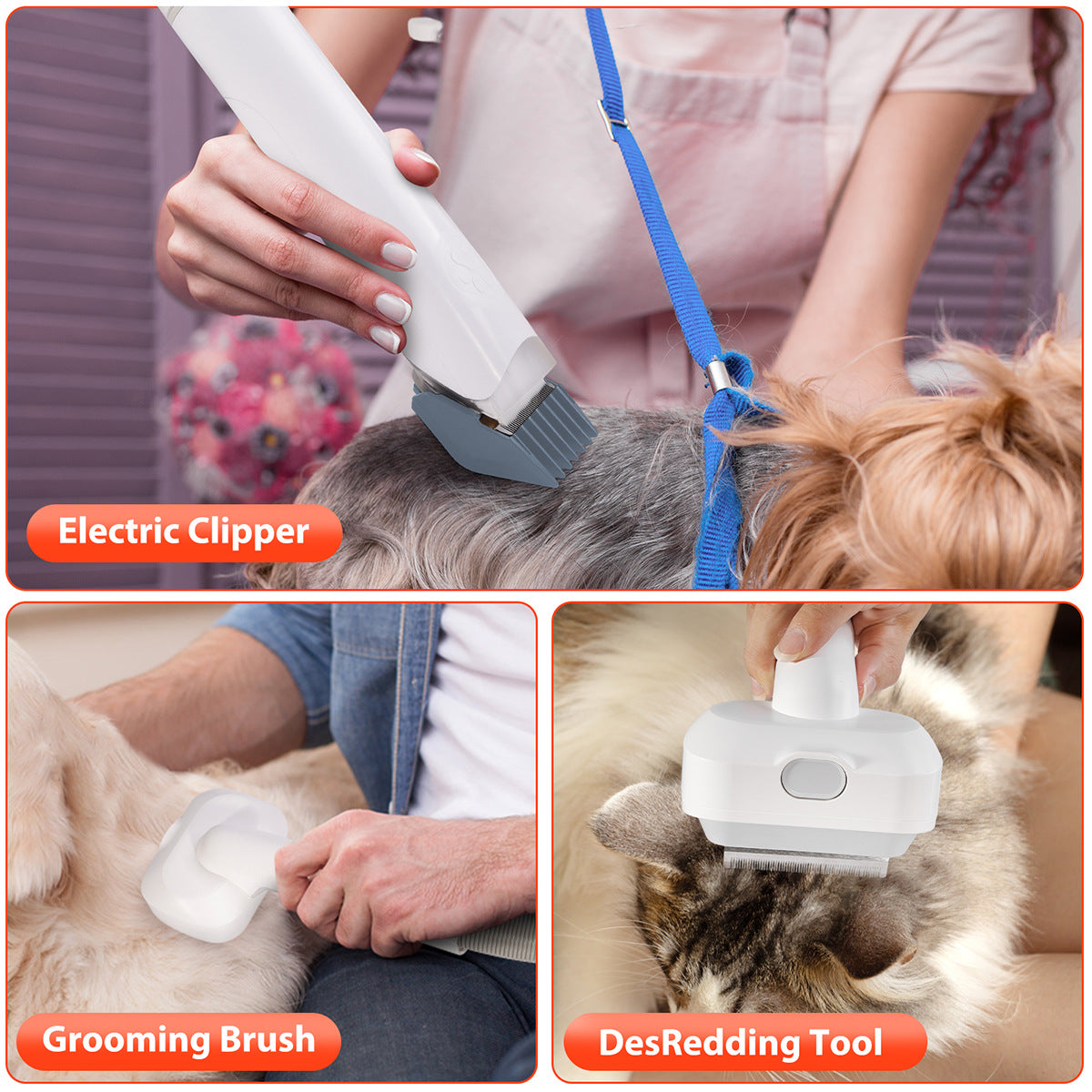 Pet Grooming Vacuum Kit Pet Grooming Vacuum & Hair Care Machine